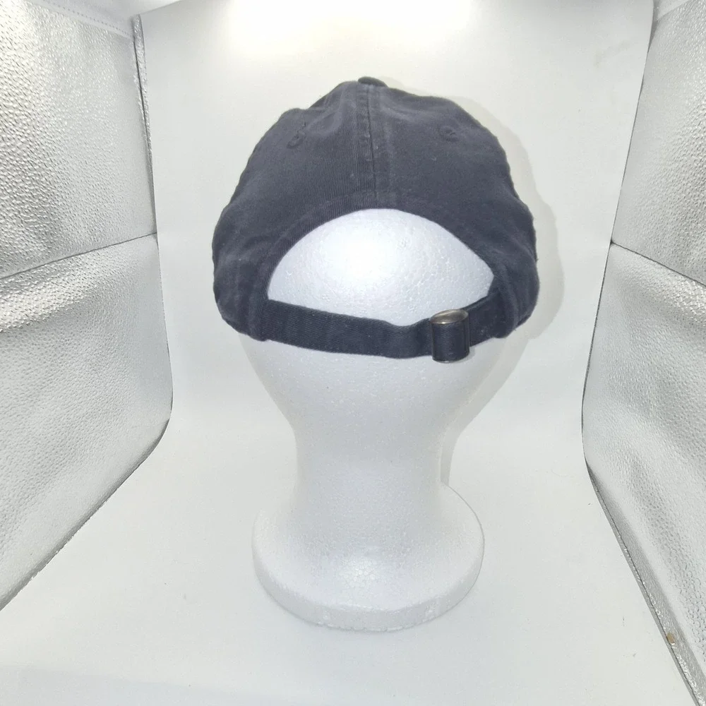 Appalachian State Mountaineers Black Adjustable Strapback Hat Russell Athletic